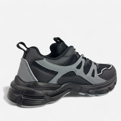 Steve Madden Men's Gray & Black Jaxon Sneakers |Steve Madden In Lebanon