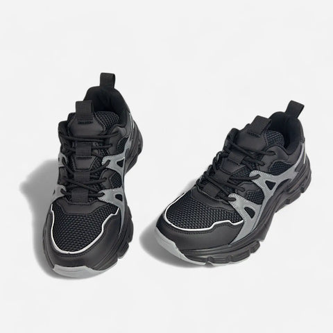 Steve Madden Men's Gray & Black Jaxon Sneakers |Steve Madden In Lebanon