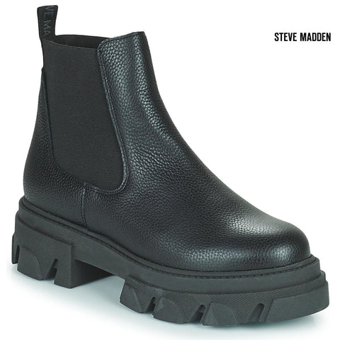 Steve Madden Women's Black Mixture Ankle Boots |Steve Madden in Lebanon