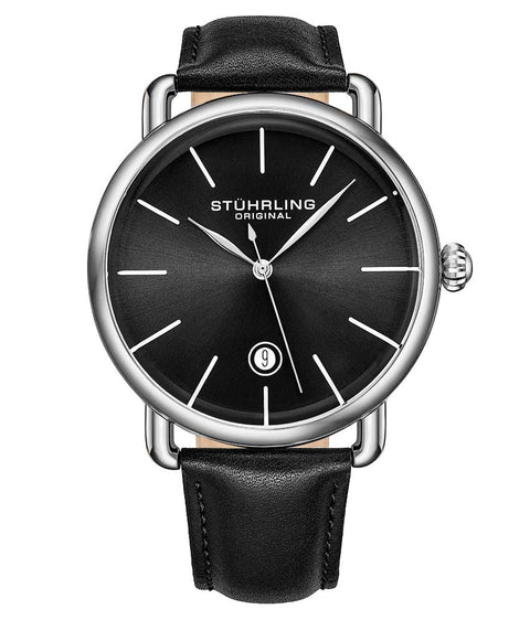 Stuhrling Unisex Black Silver Classic Watch |Stuhrling in Lebanon