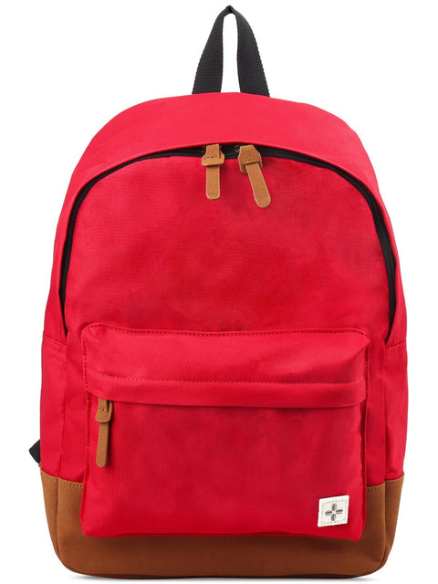 Sun Stone Riley Color blocked Backpack Red ONE SIZE  abb154 shr(lr87)