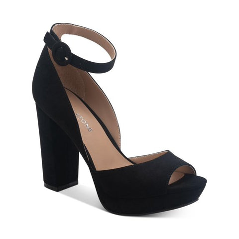 Sun+ Stone  Women's Reeta Faux Leather Ankle Pumps Heel| Sun + Stone In Lebanon