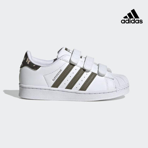 Adidas Kids White Superstar Sneakers | Adidas In Lebanon
