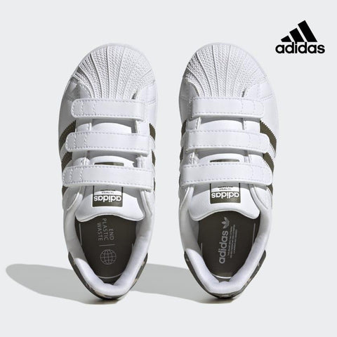 Adidas Kids White Superstar Sneakers | Adidas In Lebanon