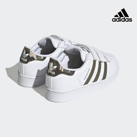 Adidas Kids White Superstar Sneakers | Adidas In Lebanon