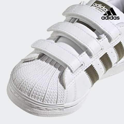 Adidas Kids White Superstar Sneakers | Adidas In Lebanon
