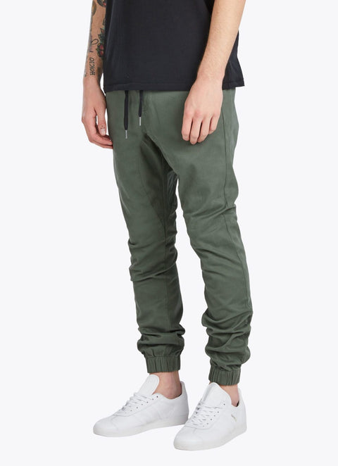 Zanerobe Men’s Olive Green Sureshot Jogger Pant|Zanerobe In Lebanon