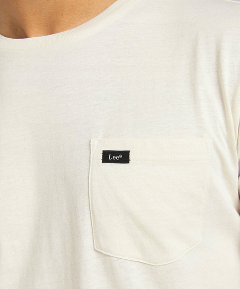 Lee Men's White Cotton T-Shirt | Lee In Lebanon