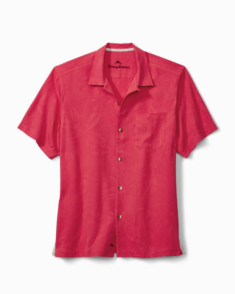 Tommy Bahama Men's Cherry Stone Al Fresco Tropics Silk Jacquard Short-Sleeve Shirt  |  Tommy Bahama In Lebanon