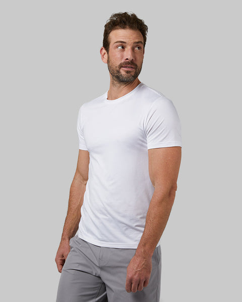 32 Degrees Men's White Cool Classic Crew T-Shirt | 32 Degrees In Lebanon