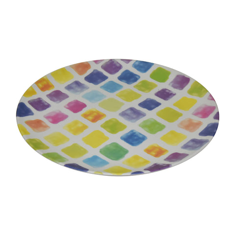 SD Multicolor Melamine Dinner Plate 10.5" | SD In Lebanon