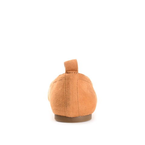Journee Collection Women's Tan Suede Tannya Flat |Journee Collection In Lebanon