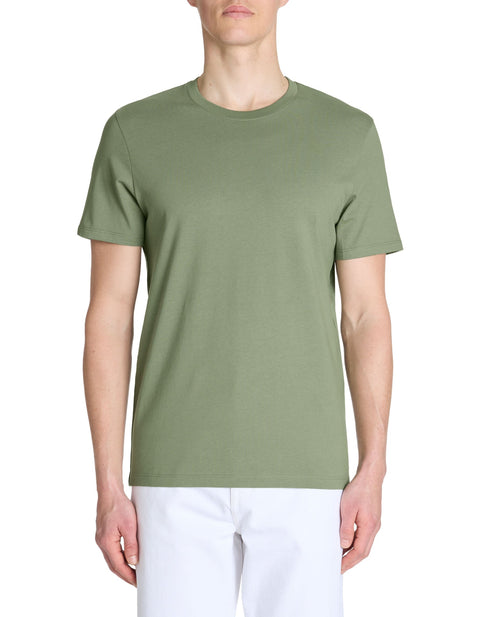 Celio Men's Light Khaki Straight Crew Neck T-Shirt | Celio In Lebanon