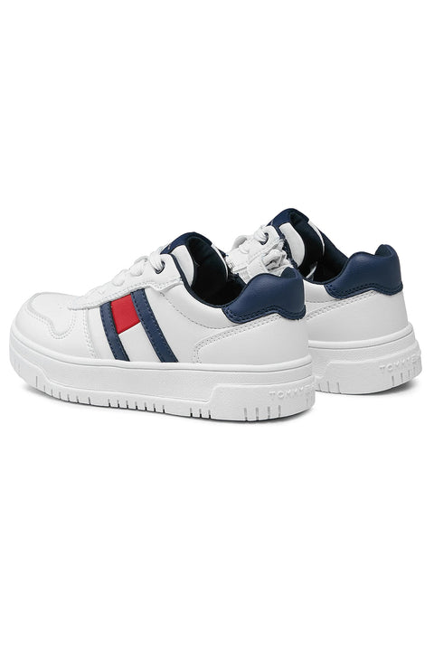 Tommy Hilfiger Boy's White Low Cut Sneakers | Tommy Hilfiger In Lebanon