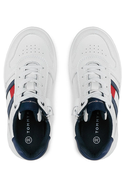 Tommy Hilfiger Boy's White Low Cut Sneakers | Tommy Hilfiger In Lebanon