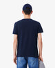 Lacoste Men's Navy Lightweight Pima Cotton V Neck T-Shirt | Lacoste In Lebanon