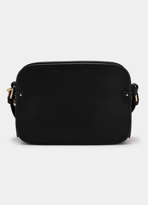 Trussardi Women's Black Leather Ardisia Shoulder Bag |Trussardi In Lebanon