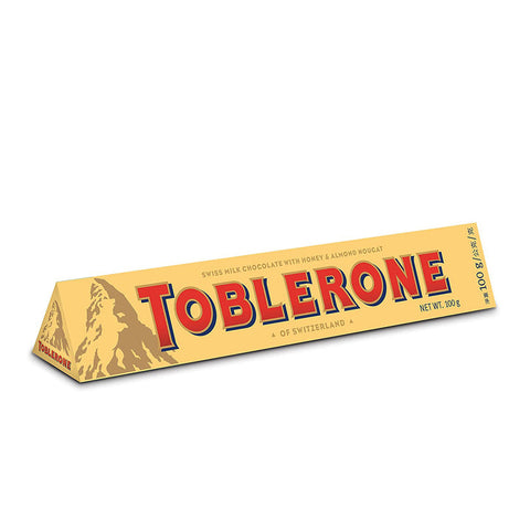 Toblerone Swiss Milk Chocolate With Honey & Almond Nougat 100g | Toblerone In Lebanon