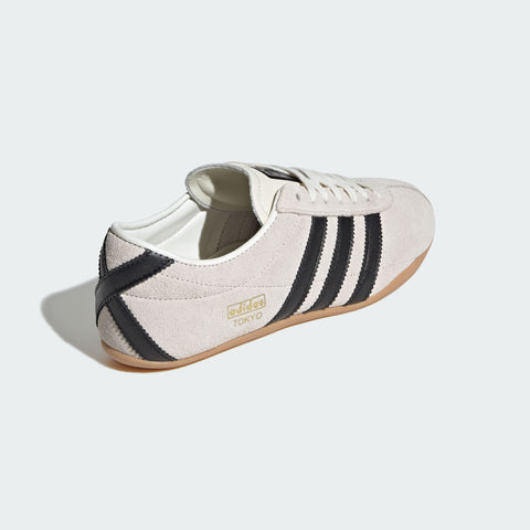 Adidas Women's Off White/Core Black/Gold Metallic Tokyo Sneakers | Adidas In Lebanon