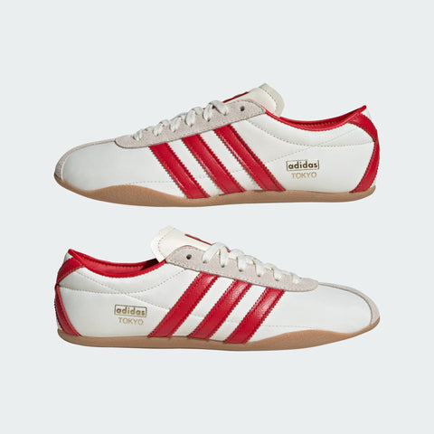 Adidas Women's Off White/Red Tokyo Sneakers | Adidas In Lebanon