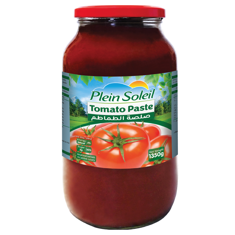 Plein Soleil Tomato Paste Glass Jar 1350g | Plein Soleil In Lebanon