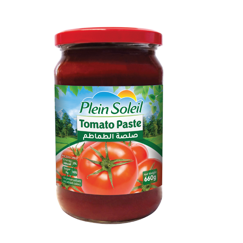 Plein Soleil Tomato Paste Glass Jar 660g | Plein Soleil In Lebanon