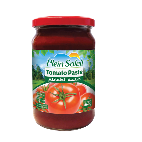 Plein Soleil Tomato Paste Glass Jar 660G