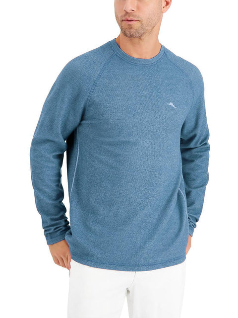Tommy Bahama Men's Baby Blue Sweatshirt ABF613 shr lr93