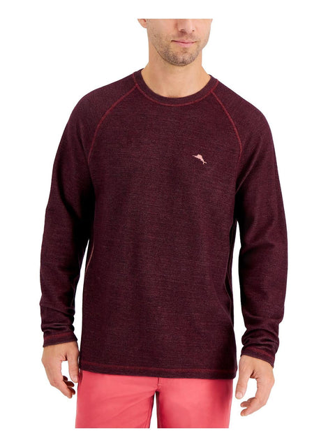 Tomy Bahama Men's Burgundy Sweater ABF407(ma7,9,ll3)