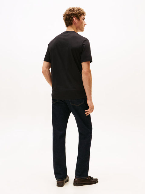 Tommy Hilfiger Men's Black Chest Insert Branding T-Shirt | Tommy Hilfiger In Lebanon