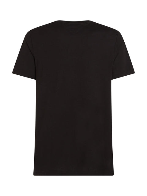 Tommy Hilfiger Men's Black Chest Insert Branding T-Shirt | Tommy Hilfiger In Lebanon