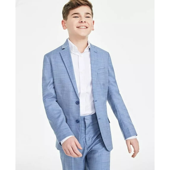 Tommy Hilfiger Boy's Blue Stretch Sharkskin Blazer | Tommy Hilfiger In Lebanon