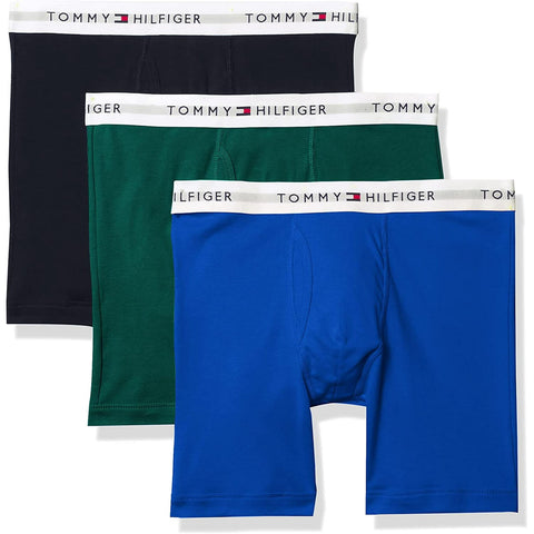Tommy Hilfiger Men's Multicolor 3-Pack 100% Cotton Classics Boxer Brief|Tommy Hilfiger In Lebanon