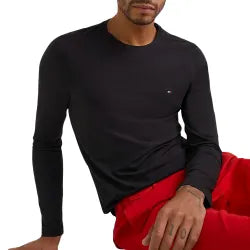 Tommy Hilfiger Men's Washed Black Long Sleeve Blouse   |Tommy Hilfiger in Lebanon