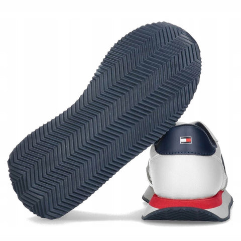 Tommy Hilfiger Women's White Flag Low Cut Lace Up Sneakers | Tommy Hilfiger In Lebanon