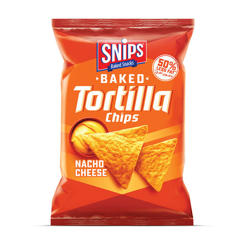 Snips Baked Tortilla Chips Nacho Cheese 80g