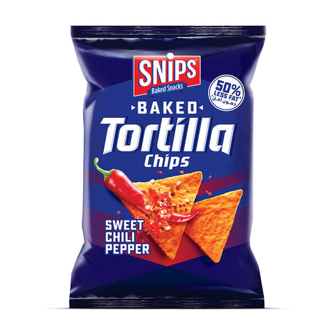 Snips Baked Tortilla Chips Sweet Chili Pepper 80g