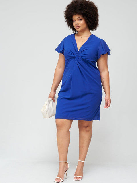 Quiz Women's Blue Dress UCRJR FE617(shr)