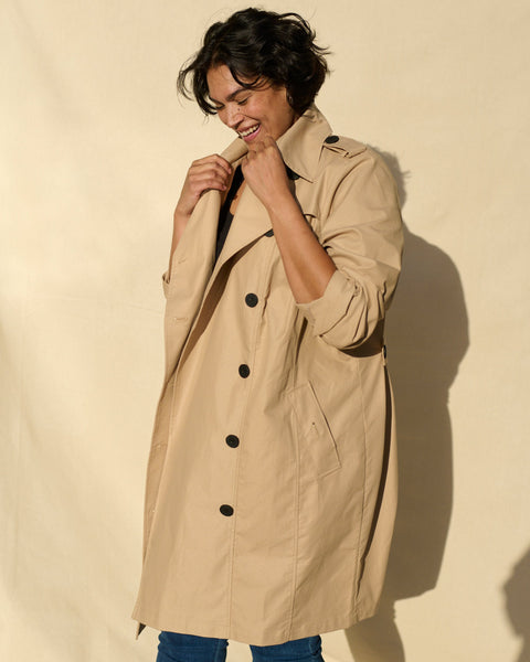 Universal Standard Women's Tan Coat | Universal Standard In Lebanon