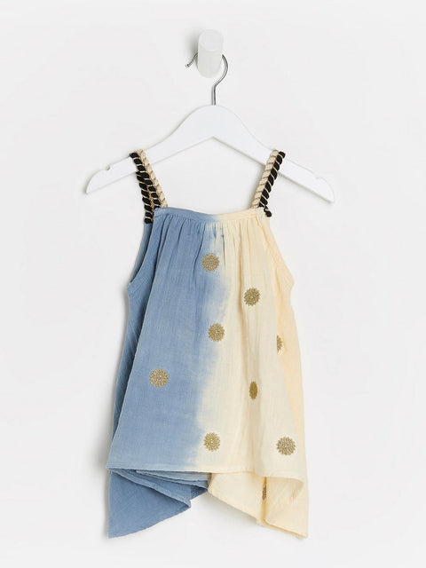 River Island  Baby Girl's Multi-Colored  Tie Dye Rope Cami Dress UQ9HN FE525 (shr)