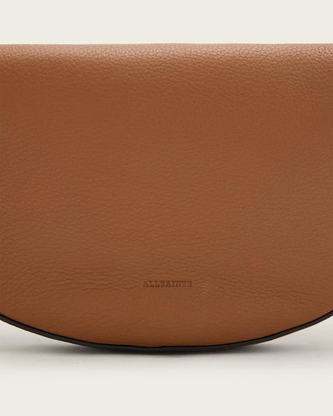 AllSaints Women's Half Moon Leather Crossbody Bag | AllSaints In Lebanon