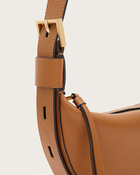 AllSaints Women's Half Moon Leather Crossbody Bag | AllSaints In Lebanon