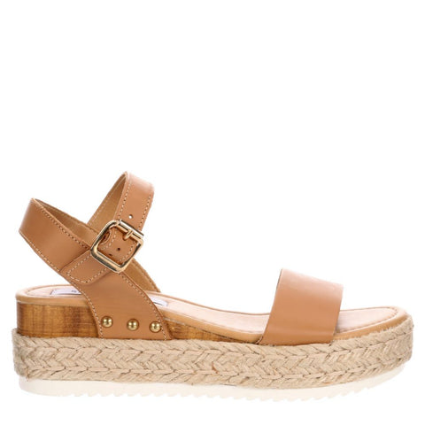 Steve Madden Women's Camel Natural Leather Chiara Sandal | Steve Madden In Lebanon