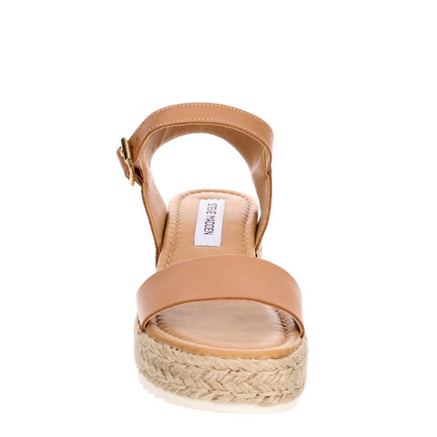 Steve Madden Women's Camel Natural Leather Chiara Sandal | Steve Madden In Lebanon