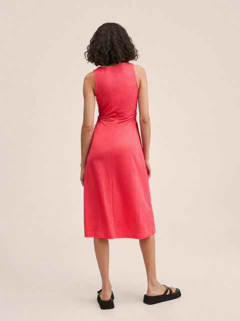 Mango  Women's  Hoop Design Midi Dress V2JSA FE513(SHR)