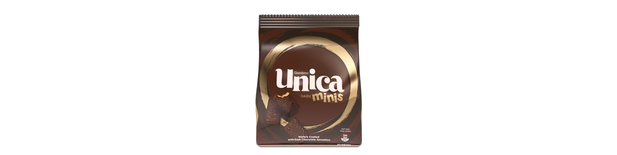 Gandour Unica Dark Minis Coated Wafer With Dark Chocolate Sensation 17 ...