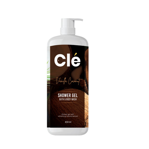 Cle Vanilla Coconut  Shower Gel  850ml