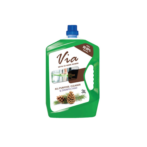 Via All Purpose Cleaner & Sanitizer Pine 3L