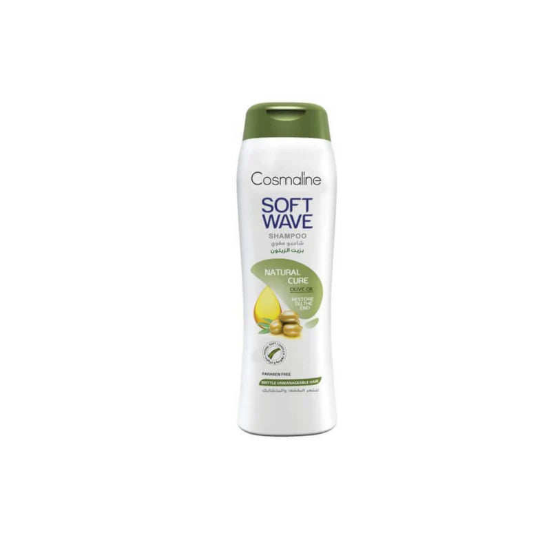 Cosmaline Soft Wave Shampoo Olive Oil Brittle and Unmanageable hair 400ml | Cosmaline In Lebanon