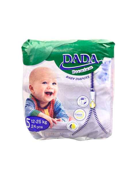 Dada Premium Baby Diapers Size 5  12-25 Kg  (24 pcs)